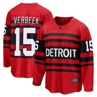 Men's Breakaway Detroit Red Wings Pat Verbeek Fanatics Branded Special Edition 2.0 Jersey - Red