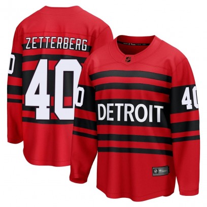 Men's Breakaway Detroit Red Wings Henrik Zetterberg Fanatics Branded Special Edition 2.0 Jersey - Red