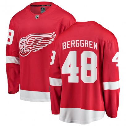 Youth Breakaway Detroit Red Wings Jonatan Berggren Fanatics Branded Home Jersey - Red