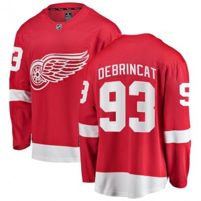 Youth Breakaway Detroit Red Wings Alex DeBrincat Fanatics Branded Home Jersey - Red