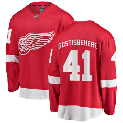 Youth Breakaway Detroit Red Wings Shayne Gostisbehere Fanatics Branded Home Jersey - Red