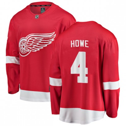 Youth Breakaway Detroit Red Wings Mark Howe Fanatics Branded Home Jersey - Red