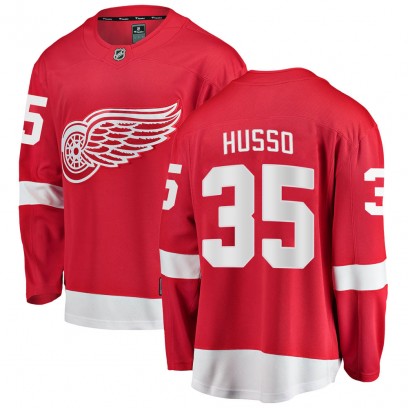 Youth Breakaway Detroit Red Wings Ville Husso Fanatics Branded Home Jersey - Red