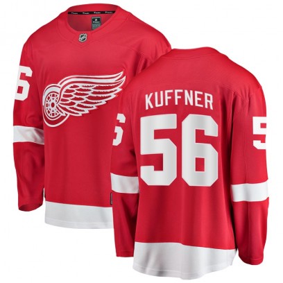 Youth Breakaway Detroit Red Wings Ryan Kuffner Fanatics Branded Home Jersey - Red