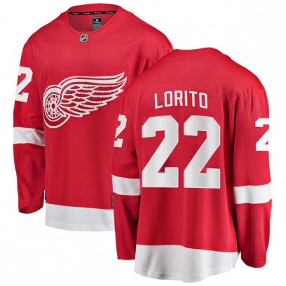 Youth Breakaway Detroit Red Wings Matthew Lorito Fanatics Branded Home Jersey - Red
