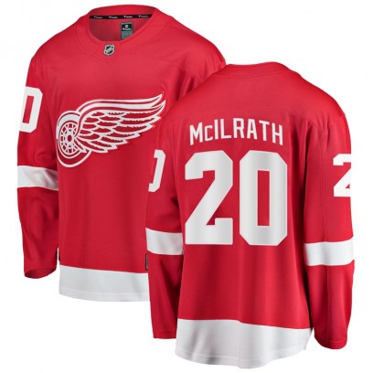 Youth Breakaway Detroit Red Wings Dylan McIlrath Fanatics Branded Home Jersey - Red