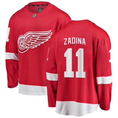 Youth Breakaway Detroit Red Wings Filip Zadina Fanatics Branded Home Jersey - Red