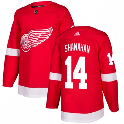 Men's Authentic Detroit Red Wings Brendan Shanahan Adidas Jersey - Red