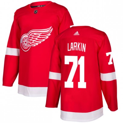 Men's Authentic Detroit Red Wings Dylan Larkin Adidas Jersey - Red