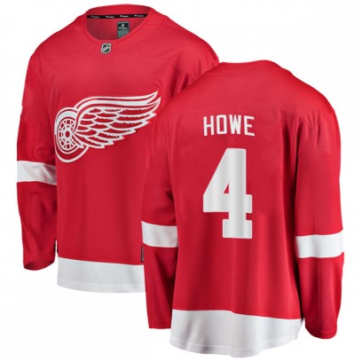 Men's Breakaway Detroit Red Wings Mark Howe Fanatics Branded Home Jersey - Red