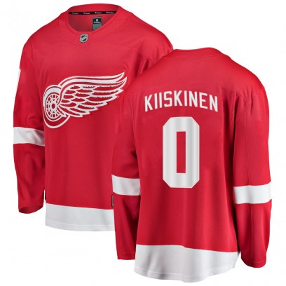 Men's Breakaway Detroit Red Wings Jesse Kiiskinen Fanatics Branded Home Jersey - Red