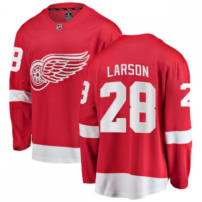 Men's Breakaway Detroit Red Wings Reed Larson Fanatics Branded Home Jersey - Red