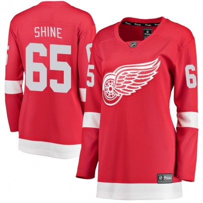 Women's Breakaway Detroit Red Wings Dominik Shine Fanatics Branded Home Jersey - Red