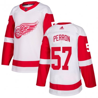 Youth Authentic Detroit Red Wings David Perron Adidas Jersey - White