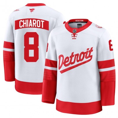 Men's Premium Detroit Red Wings Ben Chiarot Fanatics 2025 Stadium Series Jersey - White