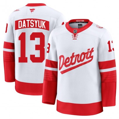 Men's Premium Detroit Red Wings Pavel Datsyuk Fanatics 2025 Stadium Series Jersey - White