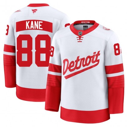 Men's Premium Detroit Red Wings Patrick Kane Fanatics 2025 Stadium Series Jersey - White