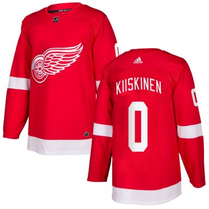 Youth Authentic Detroit Red Wings Jesse Kiiskinen Adidas Home Jersey - Red