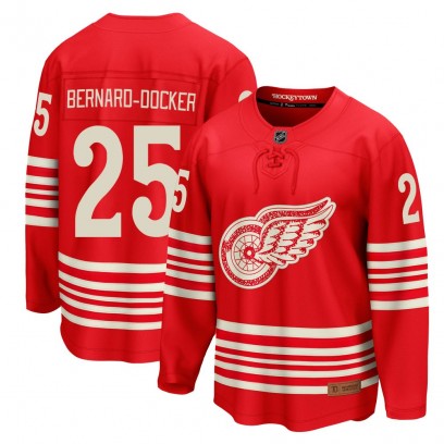 Men's Breakaway Detroit Red Wings Jacob Bernard-Docker Fanatics Centennial Jersey - Red