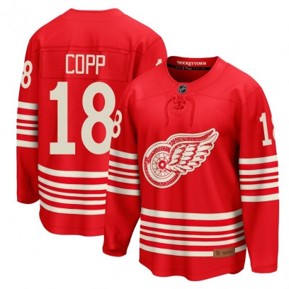 Men's Breakaway Detroit Red Wings Andrew Copp Fanatics Centennial Jersey - Red