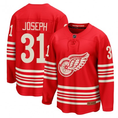 Men's Breakaway Detroit Red Wings Curtis Joseph Fanatics Centennial Jersey - Red