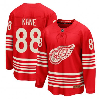 Men's Breakaway Detroit Red Wings Patrick Kane Fanatics Centennial Jersey - Red