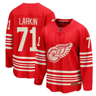 Men's Breakaway Detroit Red Wings Dylan Larkin Fanatics Centennial Jersey - Red