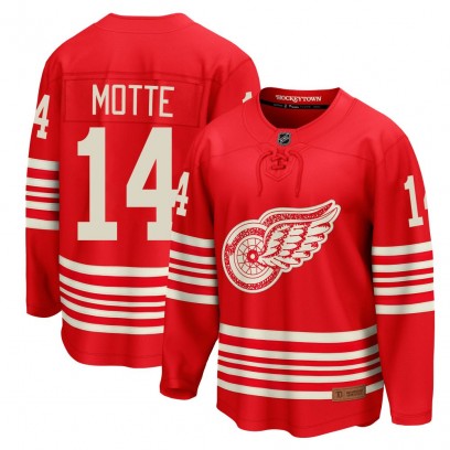 Men's Breakaway Detroit Red Wings Tyler Motte Fanatics Centennial Jersey - Red
