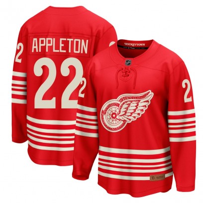 Youth Breakaway Detroit Red Wings Mason Appleton Fanatics Centennial Jersey - Red