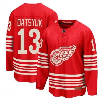 Youth Breakaway Detroit Red Wings Pavel Datsyuk Fanatics Centennial Jersey - Red