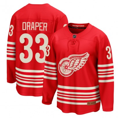 Youth Breakaway Detroit Red Wings Kris Draper Fanatics Centennial Jersey - Red