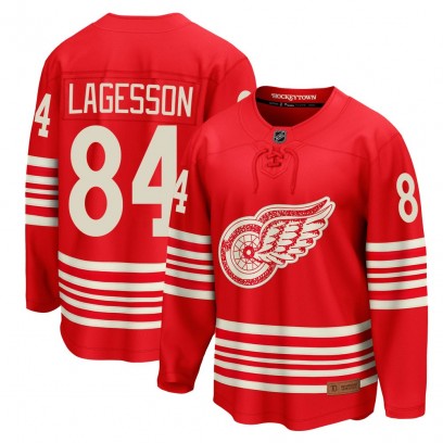 Youth Breakaway Detroit Red Wings William Lagesson Fanatics Centennial Jersey - Red