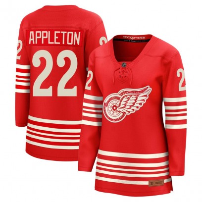 Women's Breakaway Detroit Red Wings Mason Appleton Fanatics Centennial Jersey - Red