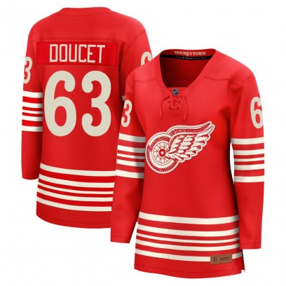 Women's Breakaway Detroit Red Wings Alexandre Doucet Fanatics Centennial Jersey - Red