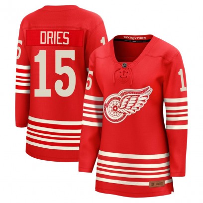 Women's Breakaway Detroit Red Wings Sheldon Dries Fanatics Centennial Jersey - Red