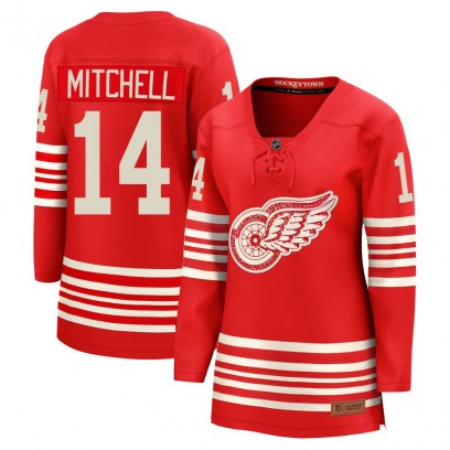 Women's Breakaway Detroit Red Wings Ian Mitchell Fanatics Centennial Jersey - Red