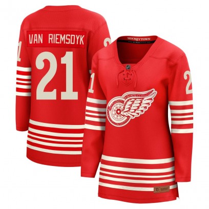Women's Breakaway Detroit Red Wings James van Riemsdyk Fanatics Centennial Jersey - Red