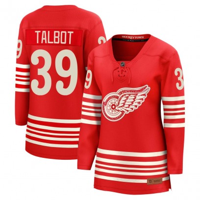 Women's Breakaway Detroit Red Wings Cam Talbot Fanatics Centennial Jersey - Red
