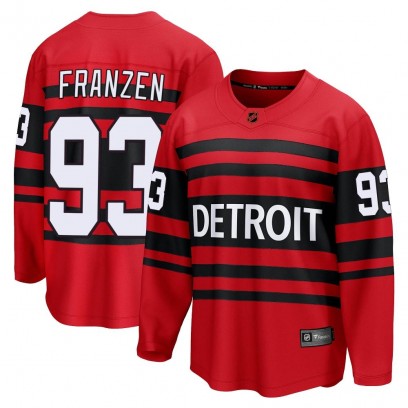 Men's Breakaway Detroit Red Wings Johan Franzen Fanatics Branded Special Edition 2.0 Jersey - Red