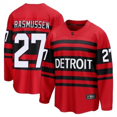Men's Breakaway Detroit Red Wings Michael Rasmussen Fanatics Branded Special Edition 2.0 Jersey - Red