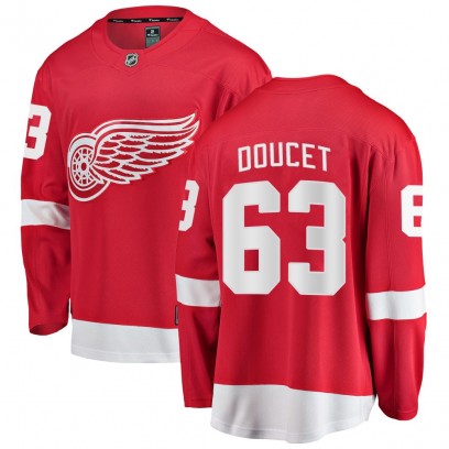 Youth Breakaway Detroit Red Wings Alexandre Doucet Fanatics Branded Home Jersey - Red