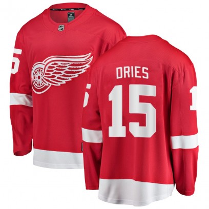 Youth Breakaway Detroit Red Wings Sheldon Dries Fanatics Branded Home Jersey - Red