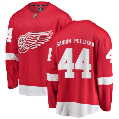 Youth Breakaway Detroit Red Wings Axel Sandin Pellikka Fanatics Branded Home Jersey - Red