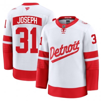 Youth Premium Detroit Red Wings Curtis Joseph Fanatics 2025 Stadium Series Jersey - White